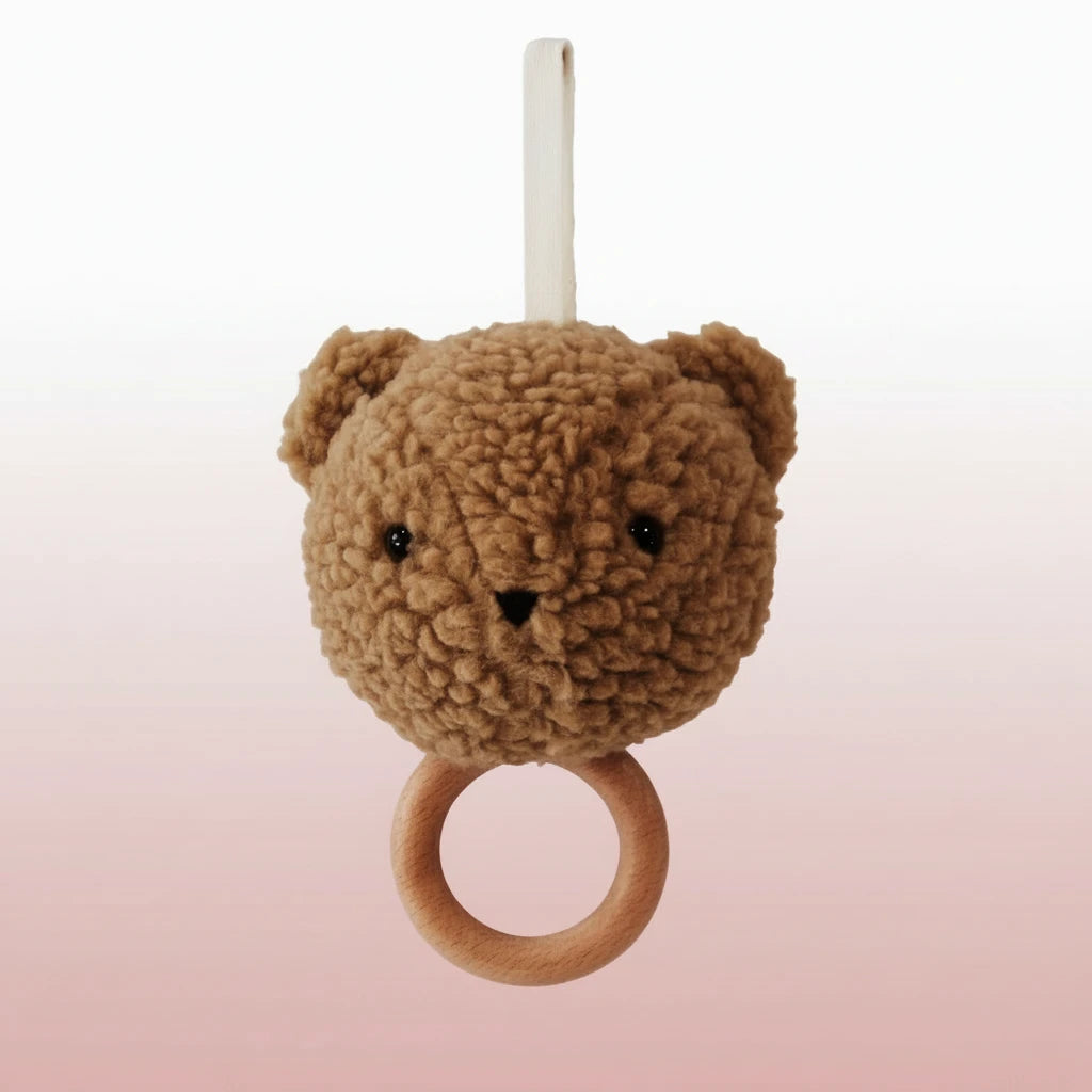 Alimrose Charlie Bear Musical Caramel Toy