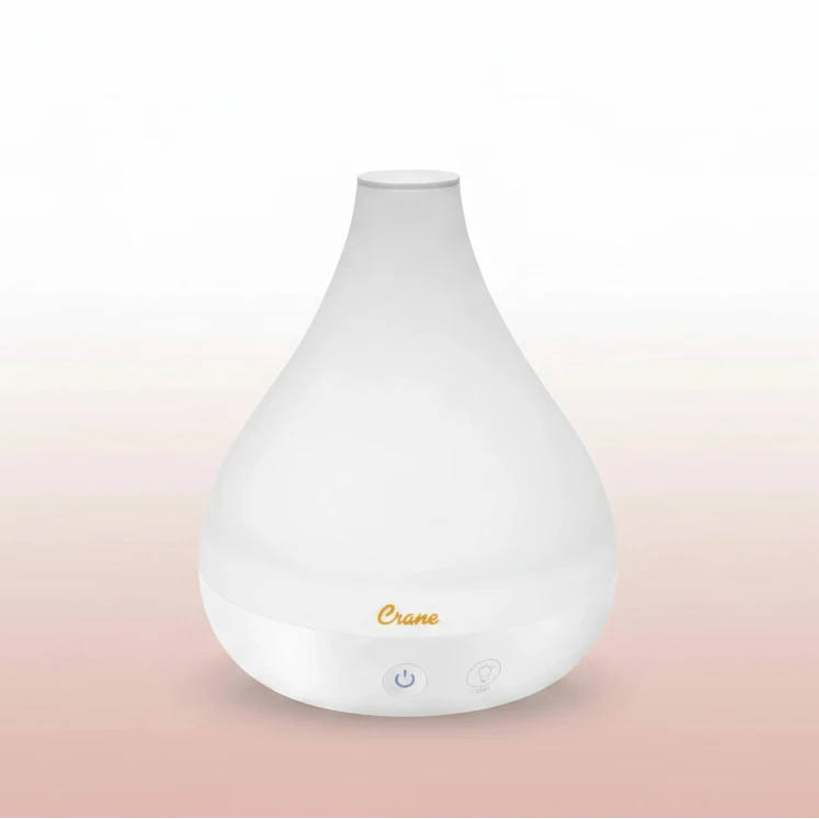 Crane Cool Mist Humidifier + Aroma Diffuser 1.3L White