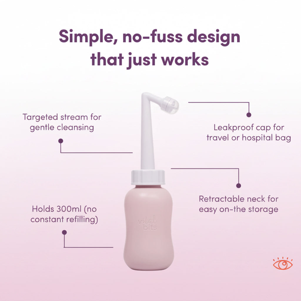 Vital Bits Upside Down Perineal Washer Bottle