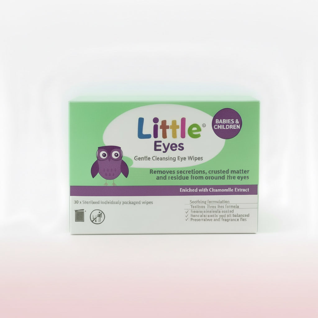 Little Eyes Gentle Cleansing Eye Wipes 30s